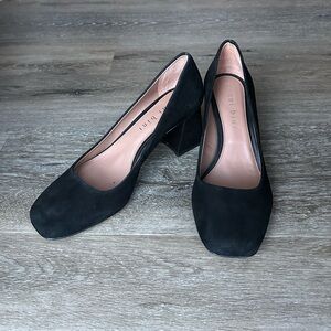 Gianni Bini Black Suede Heels